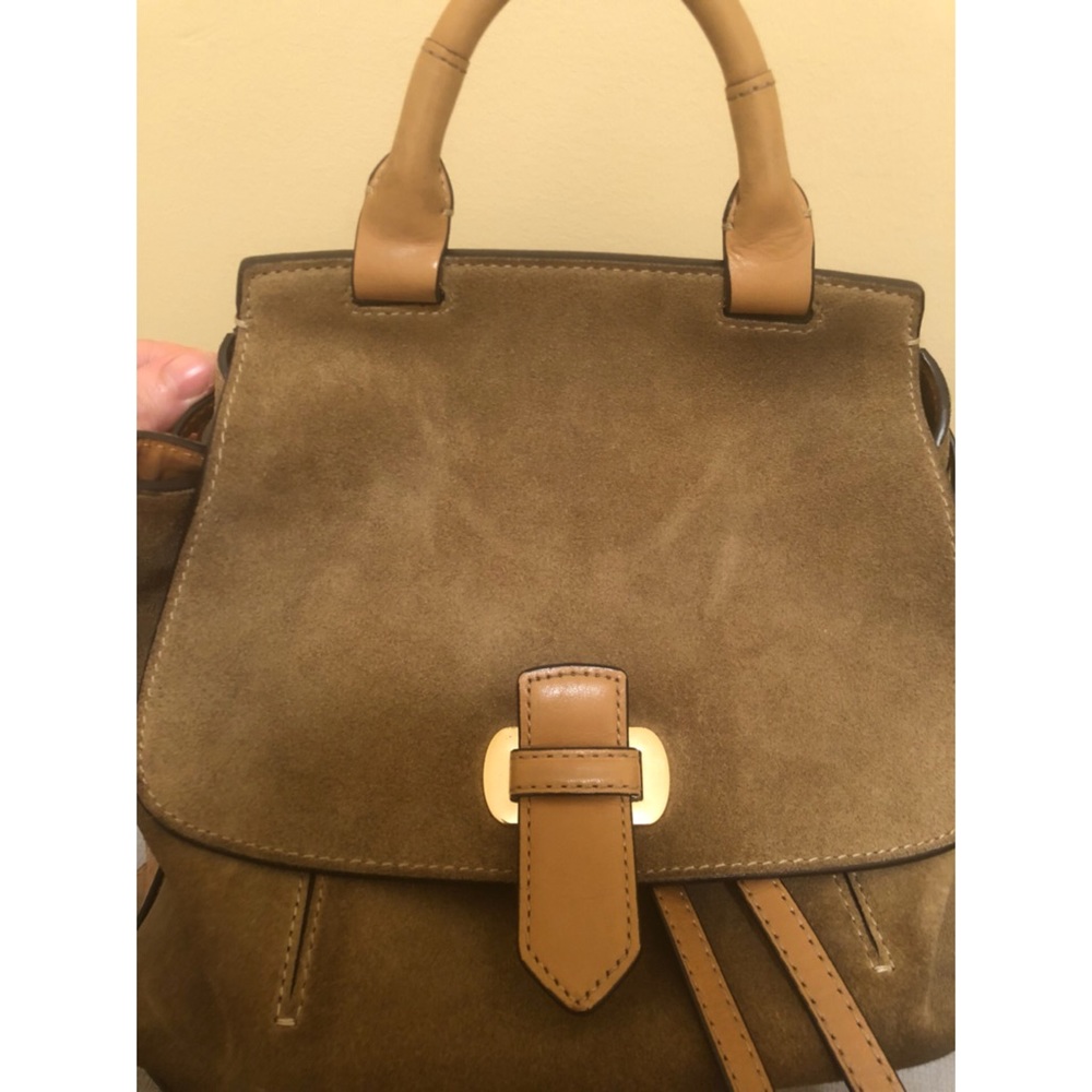 Michael Kors Desert Suede drawstring backpack - Picture 4 of 6